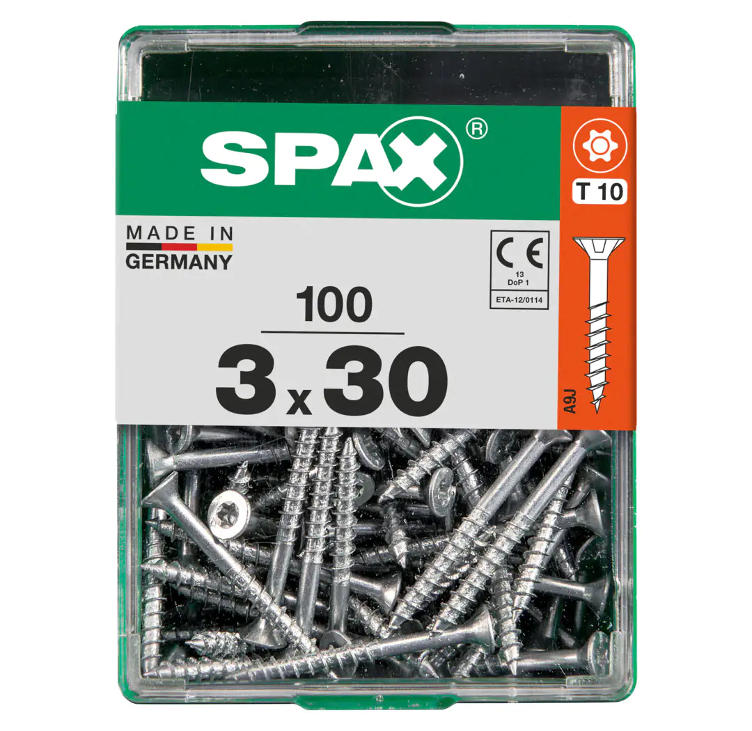Spax Universalschrauben 3.0 x 30 mm TX 10 - 100 Stk.