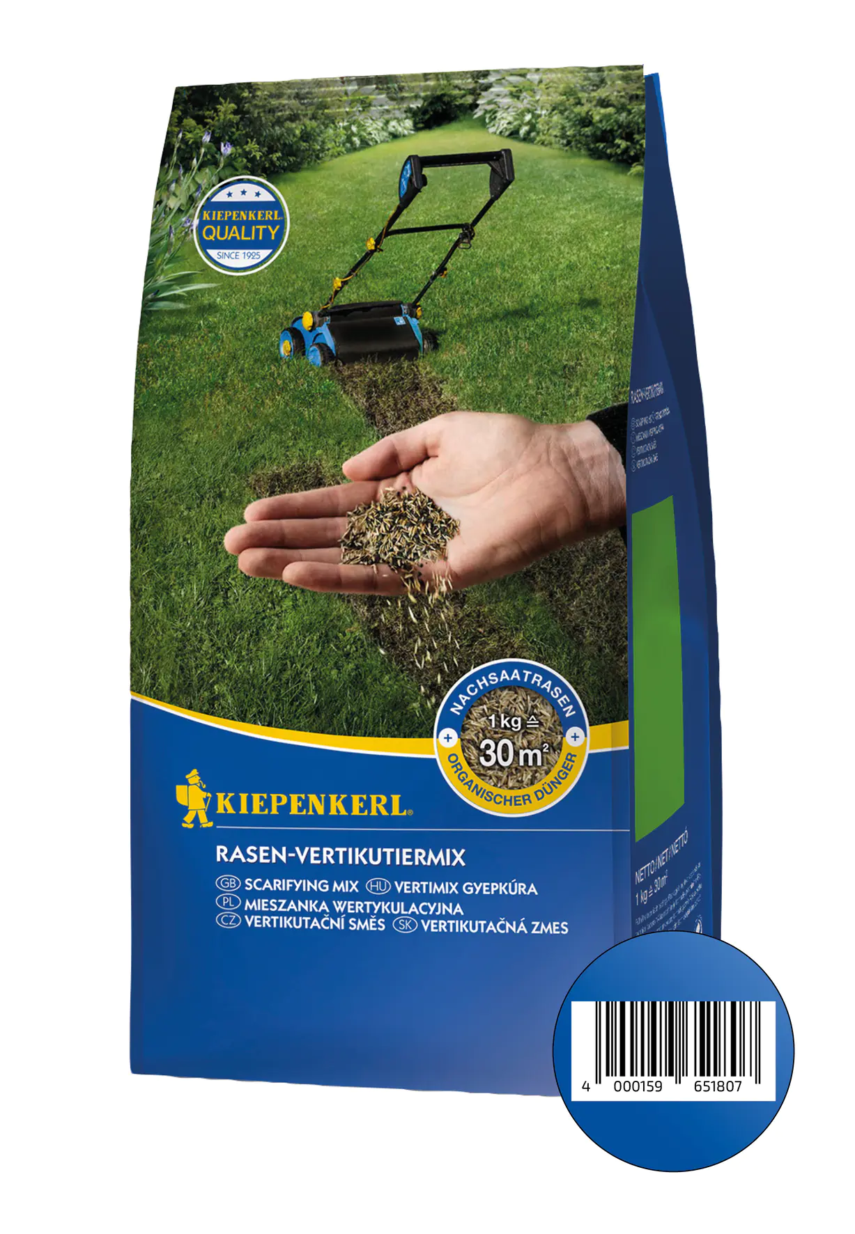 Kiepenkerl Rasen-Vertikutiermix 1kg für 30 m² Kiepenkerl Rasen-Vertikutiermix 1kg für 30 m²