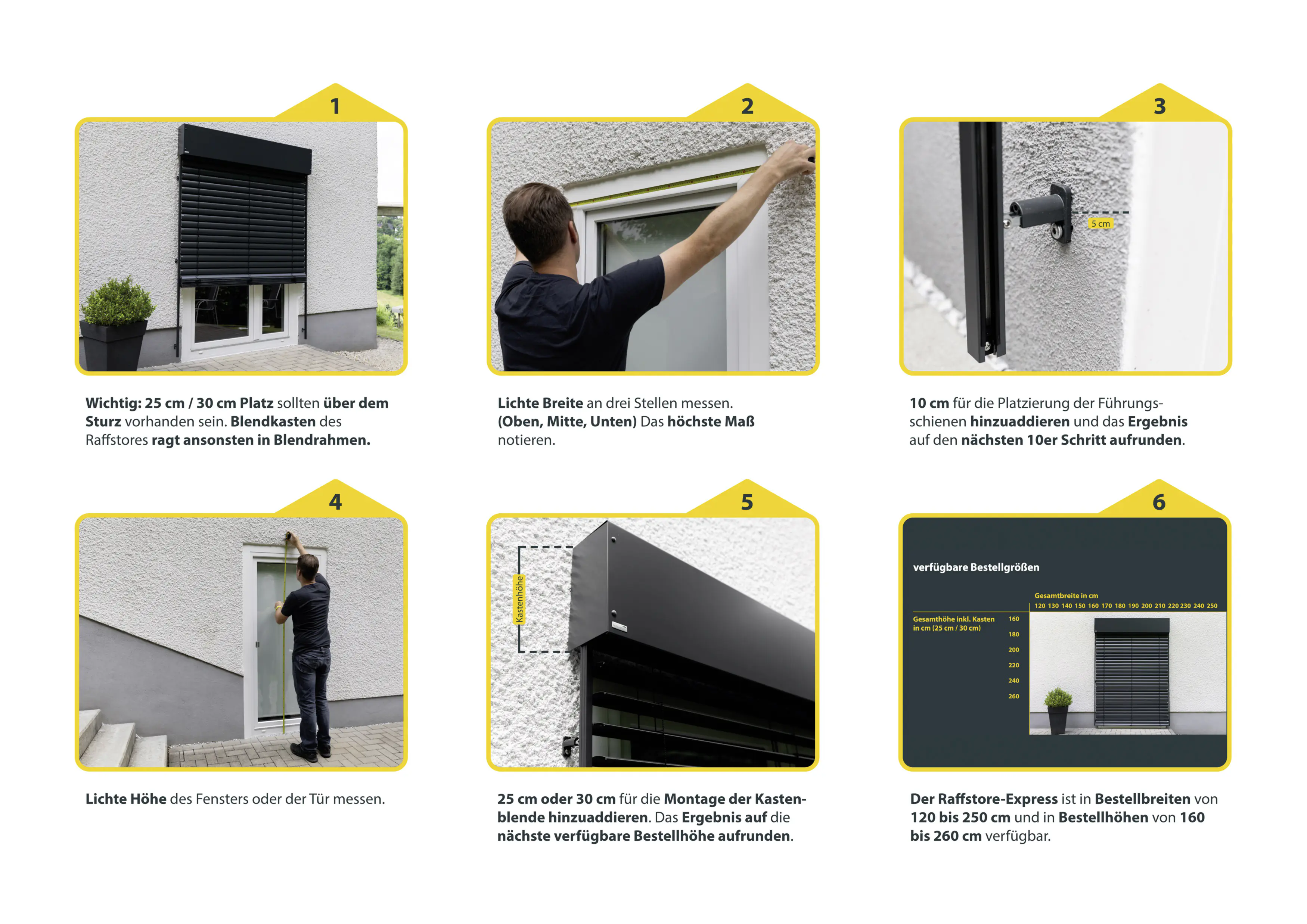 Schellenberg Raffstore Express, anthrazit 150 x 220 cm, Blende 30 cm