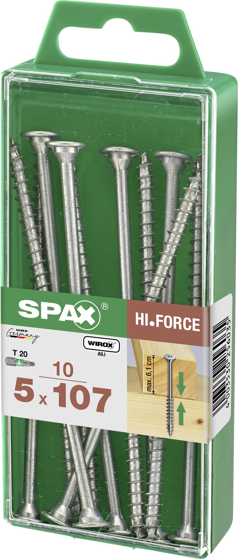 Spax Universalschrauben 5.0 x 107 mm TX 20 - 10 Stk.