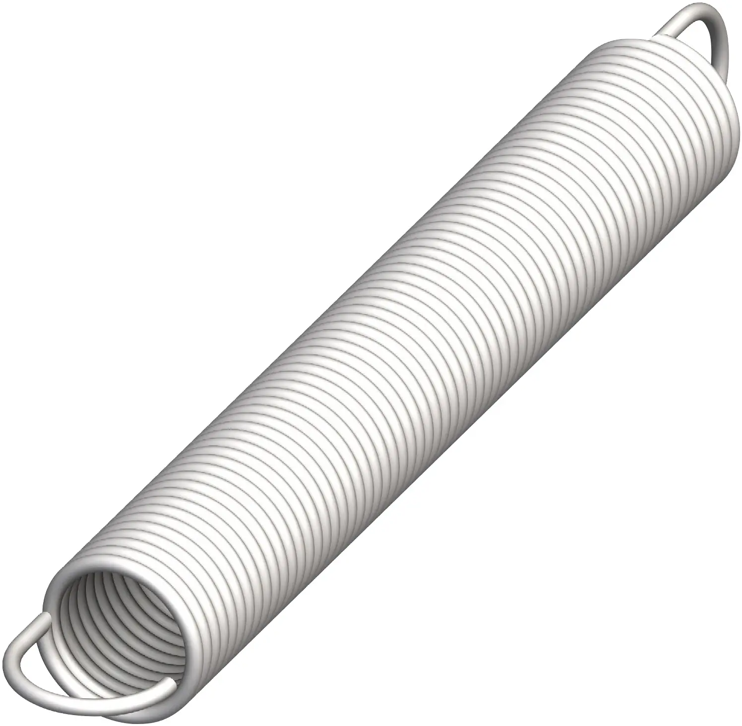 alfer Zugfeder M24, M 24, Maß B: 29.5 mm Stahl roh natur