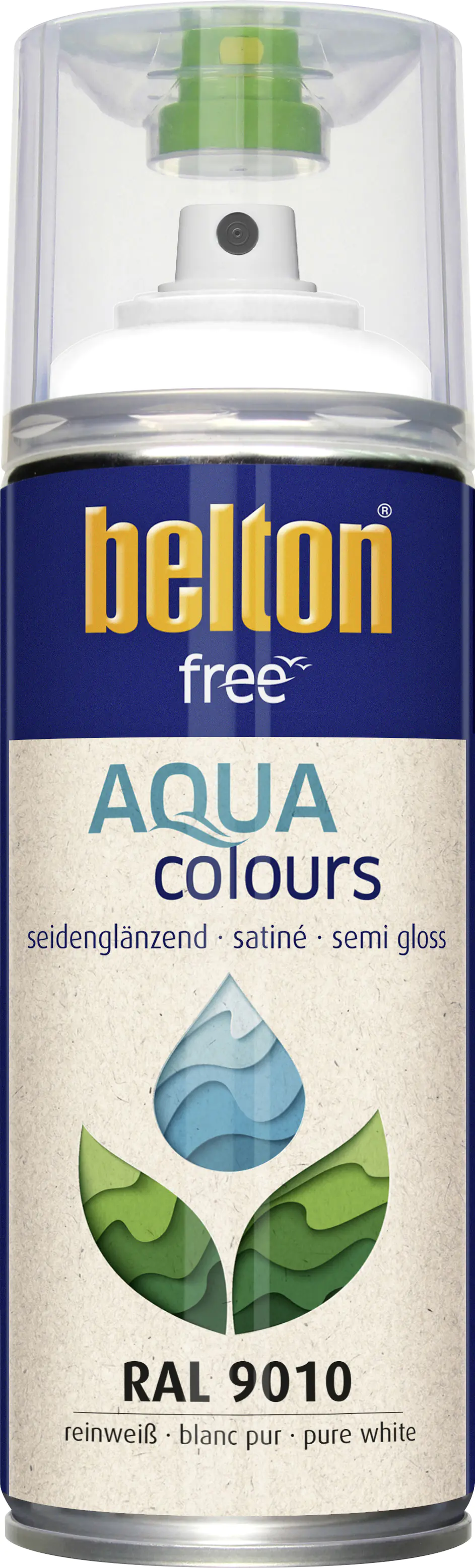 belton free Lackspray AQUAcolours 400 ml reinweiß seidenglanz belton free Lackspray AQUAcolours 400 ml reinweiß seidenglanz