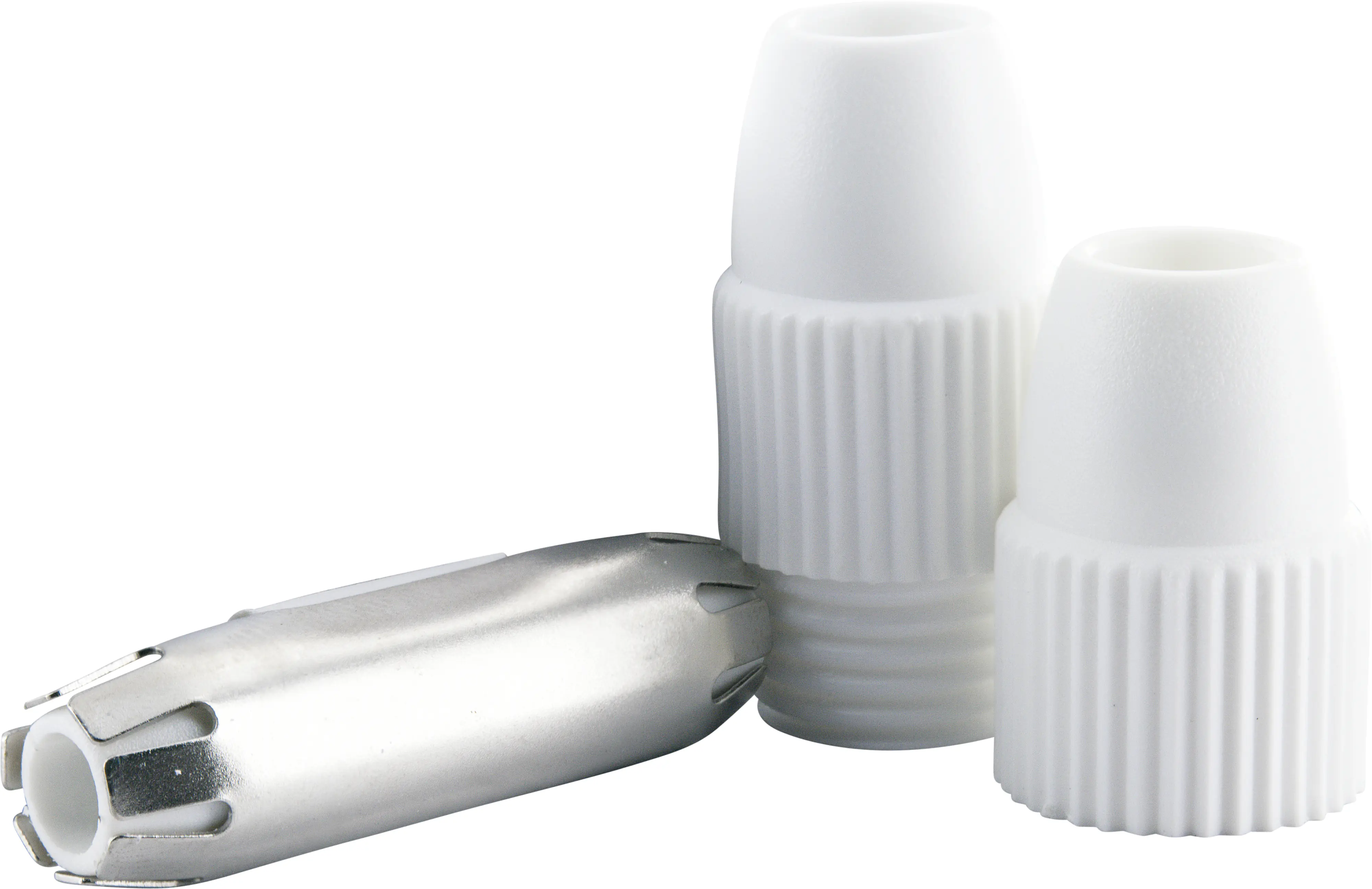 Schwaiger Koaxial Kabelverbinder KVB16 532 weiß, Innenleiter schraubbar, 1 Stk.