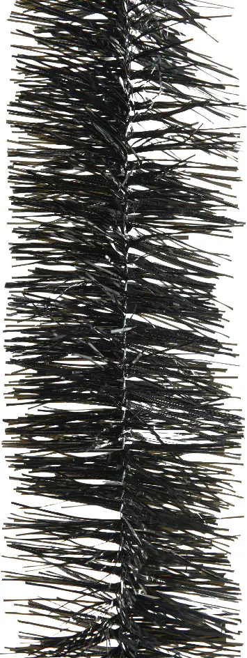 Kaemingk Lametta Girlande schwarz 270 cm