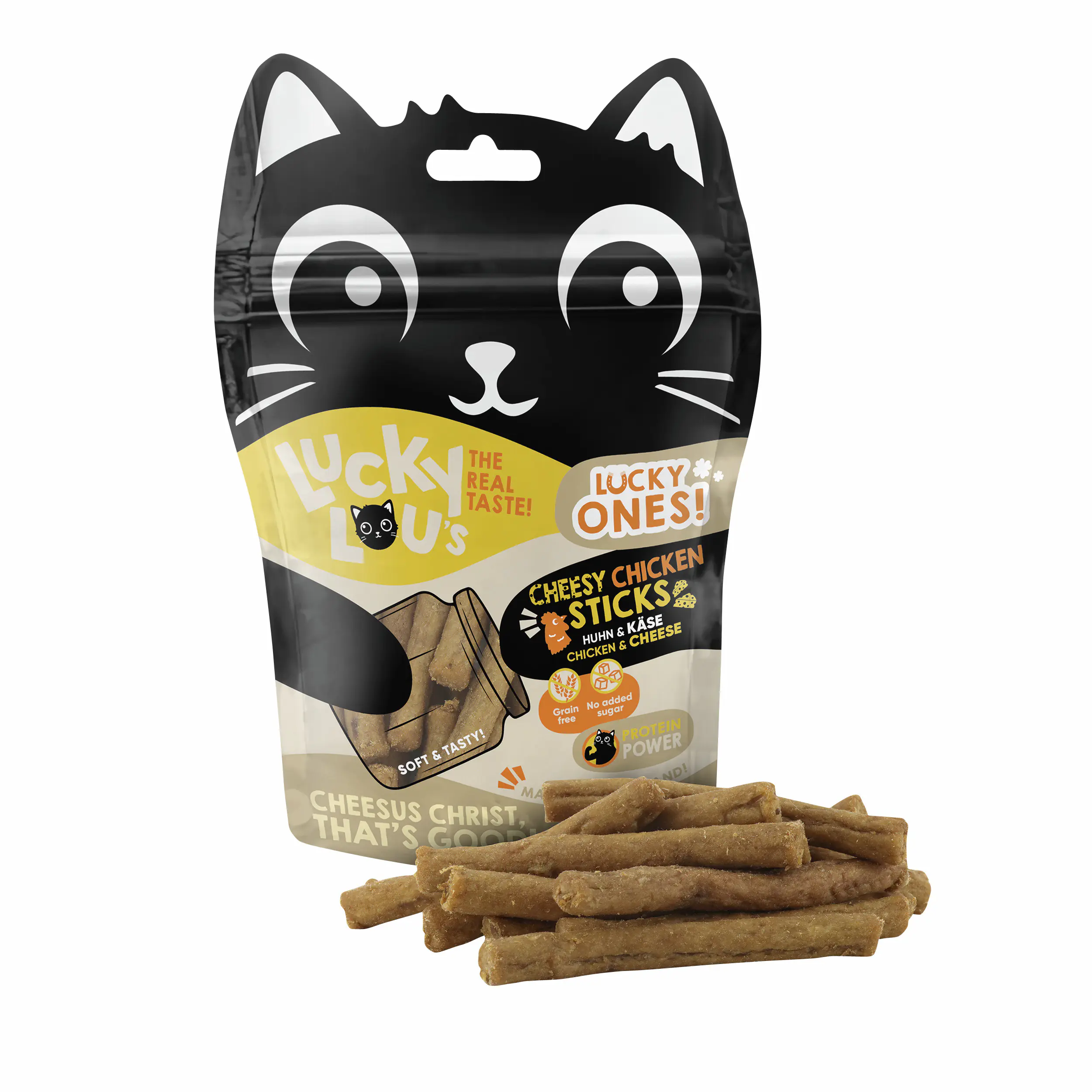 Lucky Lou Katzensnack Lucky Ones Sticks Käse und Huhn 50 g