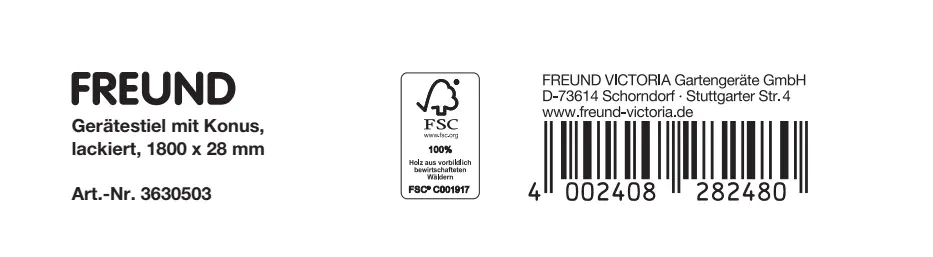 Freund Victoria Gerätestiel 180 cm