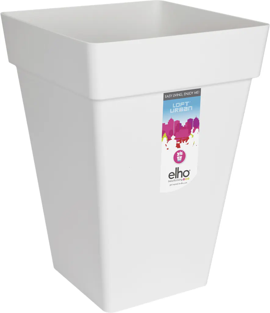 Elho Pflanztopf Loft Urban 30 x 30 x 30 cm weiß