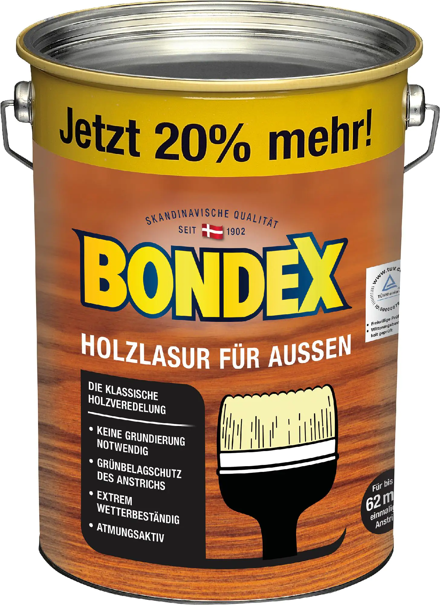 Bondex Holzlasur für Außen 4,8 L nussbaum Bondex Holzlasur für Außen 4,8 L nussbaum