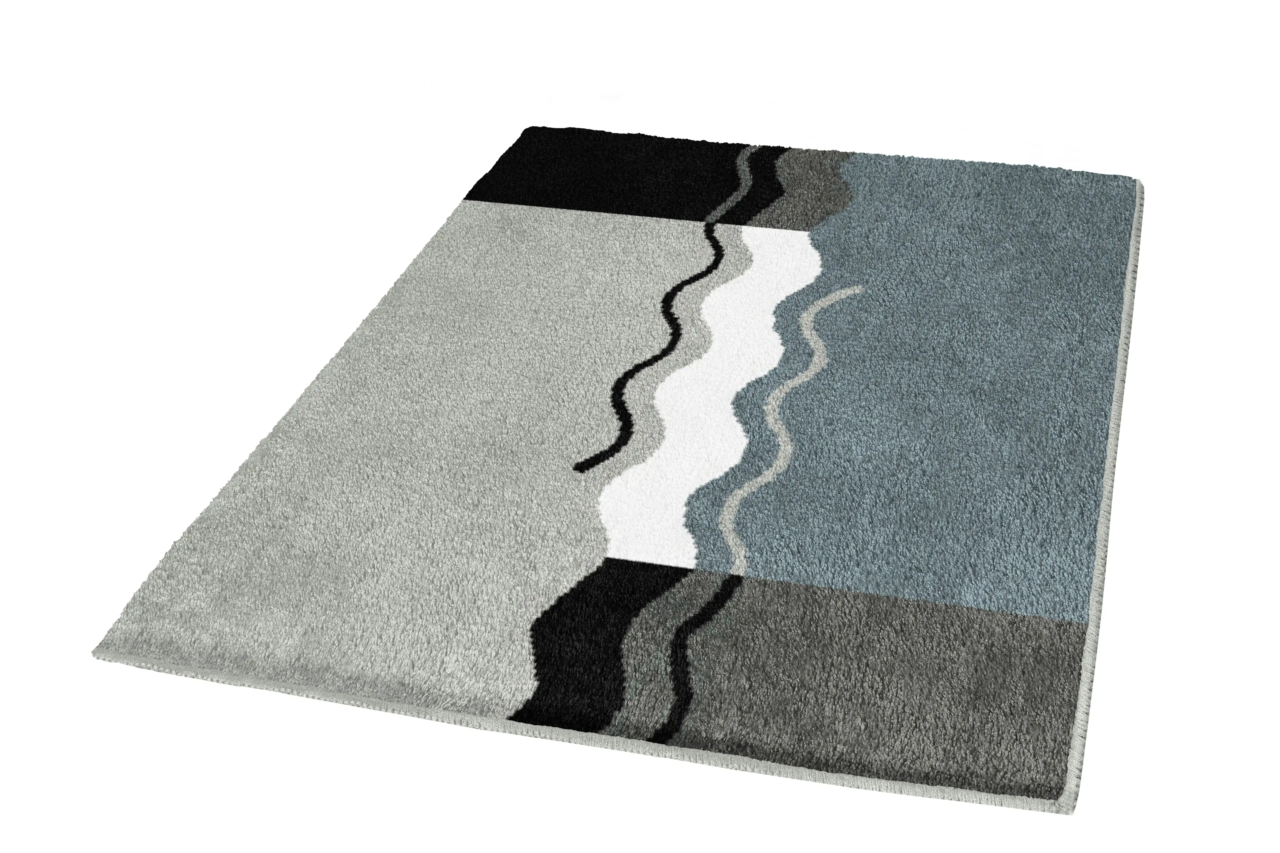 Kleine Wolke Badteppich Vanessa platin, 70 x 120 cm