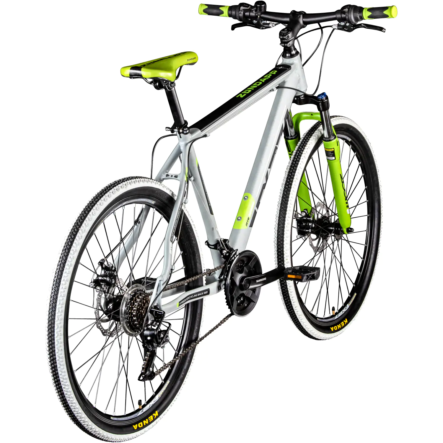 Zündapp Mountainbike FX27 650B MTB Hardtail 27,5 Zoll RH 48cm 21-Gang grau grün Zündapp Mountainbike FX27 650B MTB Hardtail 27,5 Zoll RH 48cm 21-Gang grau grün