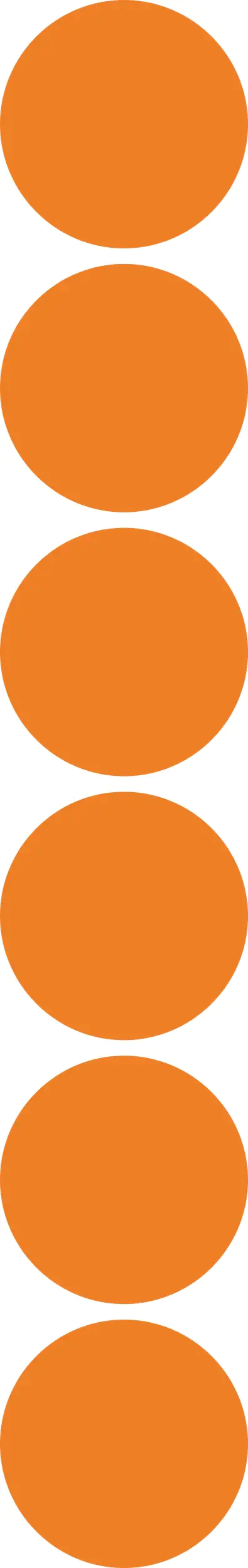 Hermann Schütz Aufkleber Leuchtpunkte neonrot Bogengröße: 330x45mm, 6 Motive