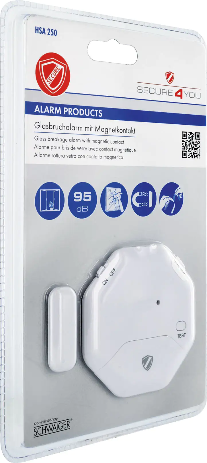 Schwaiger Glasbruchalarm weiß