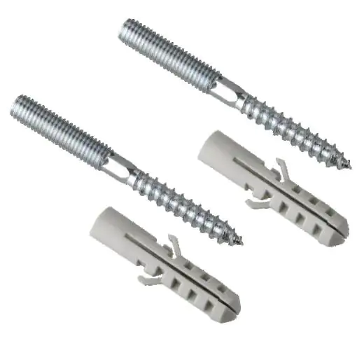 Cornat Stockschrauben inkl. Dübel M8 x 80 mm, 2 Stück