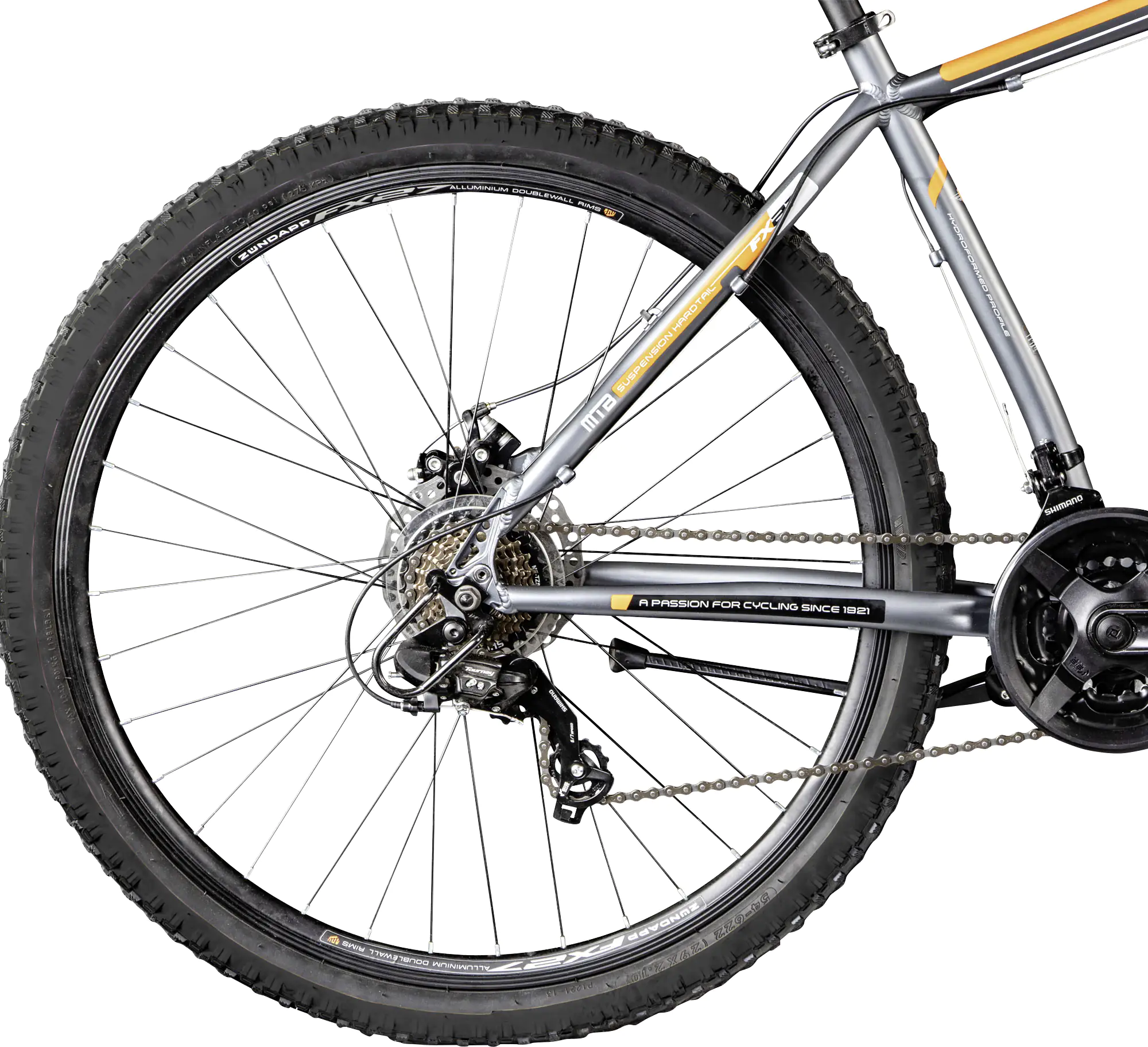 Zündapp Mountainbike FX27 27,5 Zoll RH 48 cm 21-Gang grau orange Zündapp Mountainbike FX27 27,5 Zoll RH 48 cm 21-Gang grau orange