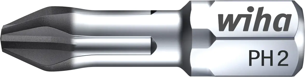 Wiha Bit-Set PH 1 x 25 mm Phillips Diamant-Saphir-Beschichtung