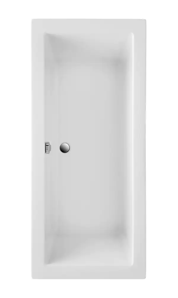 Ottofond Badewanne Cubic 170 x 75 cm, weiß