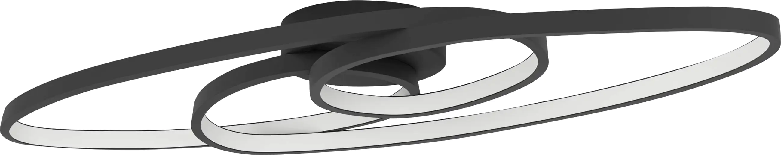 Eglo LED Deckenleuchte Gianella schwarz weiß 88 x 30 cm