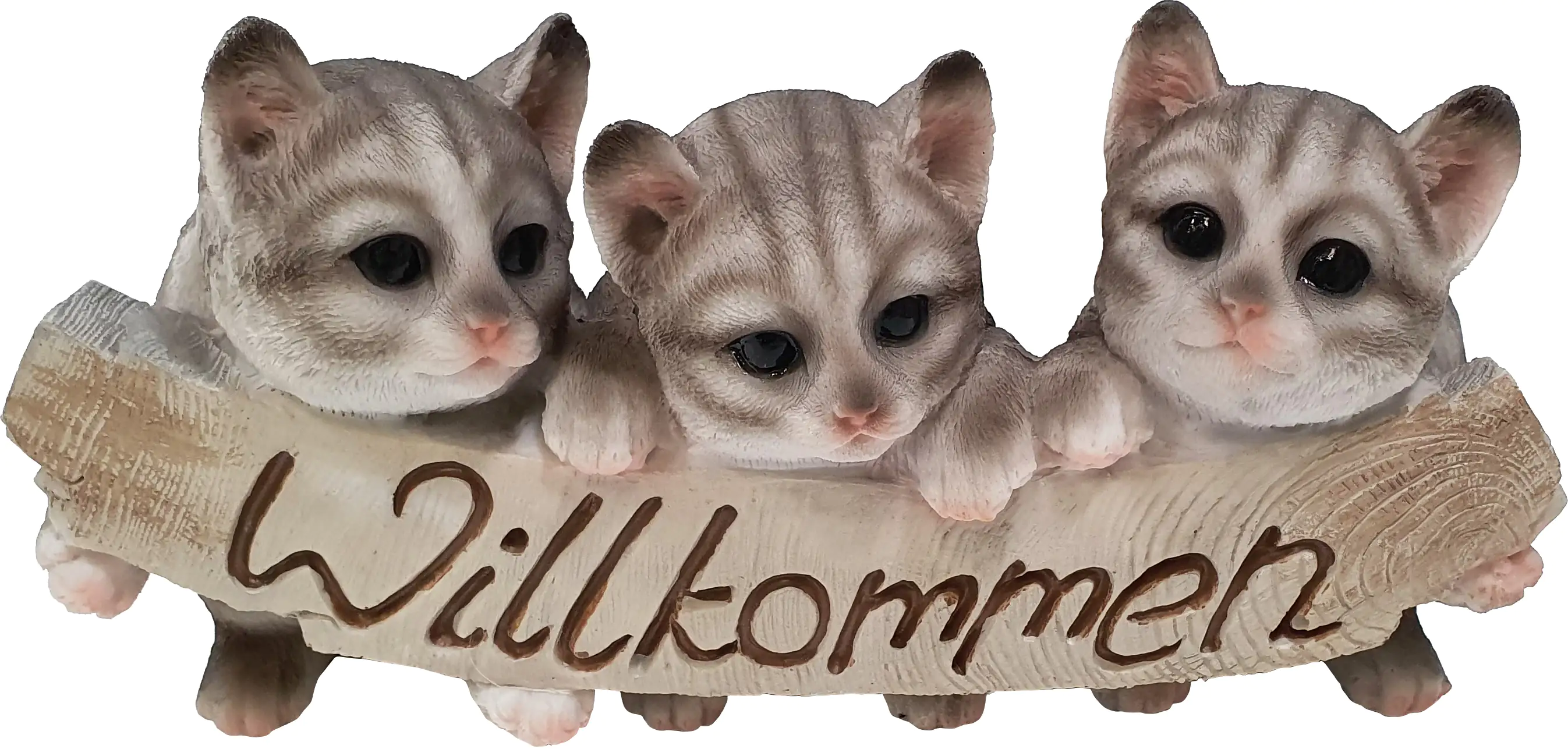 4250486135284 Dekofigur Katzen Willkommen 15 x 25 x 8 cm