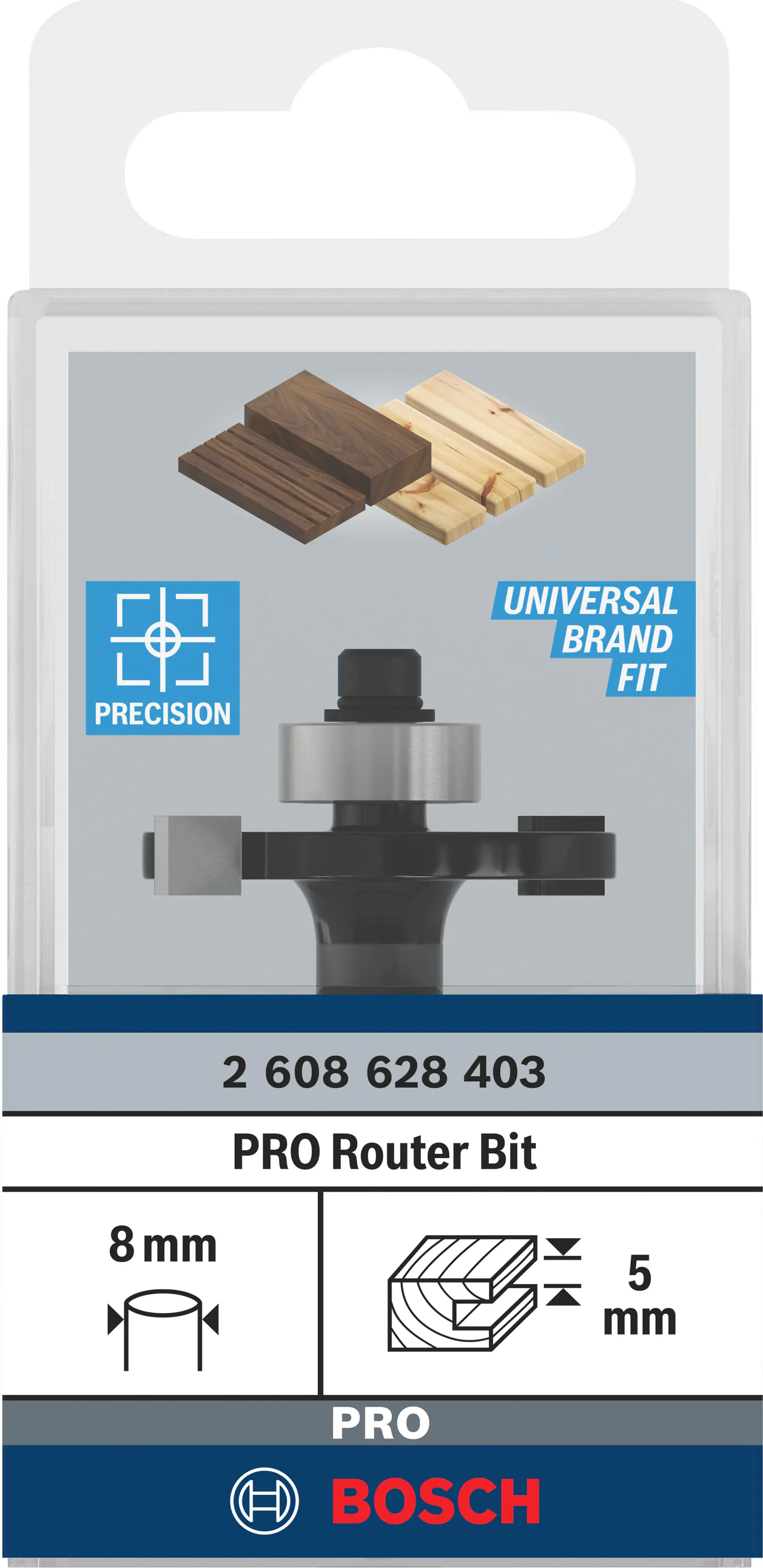 Bosch Scheibennutfräser 8 mm D1 32 mm L 5 mm G 51 mm