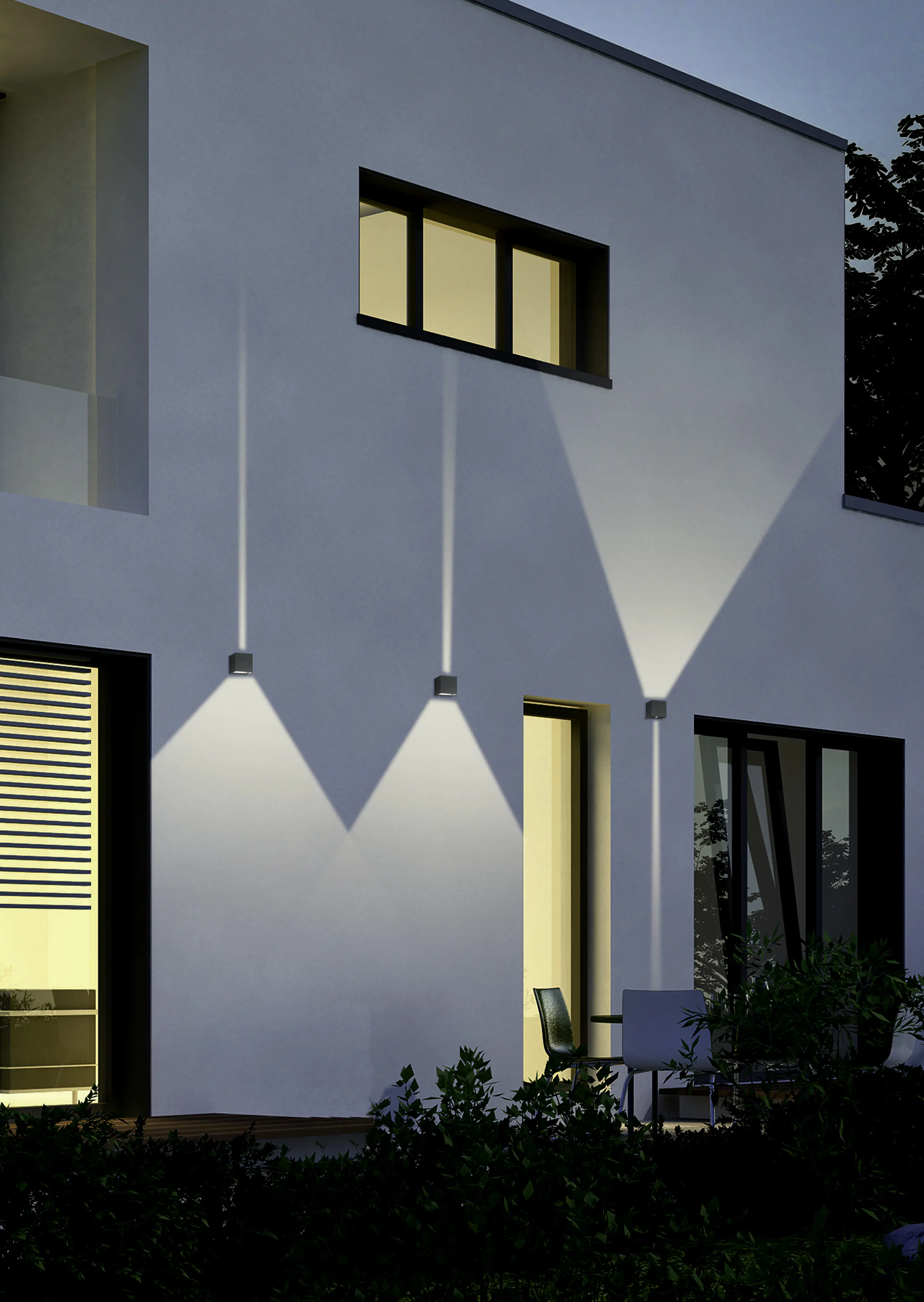 Trio Leuchten LED Außen-Wandleuchte Adaja anthrazit Up- & Downlight Trio Leuchten LED Außen-Wandleuchte Adaja anthrazit Up- & Downlight