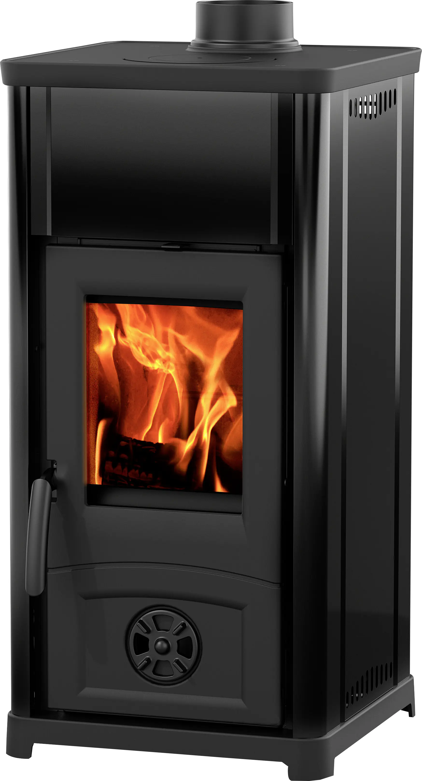 Firefix Kaminofen SILLA Stahlofen schwarz 66 kW