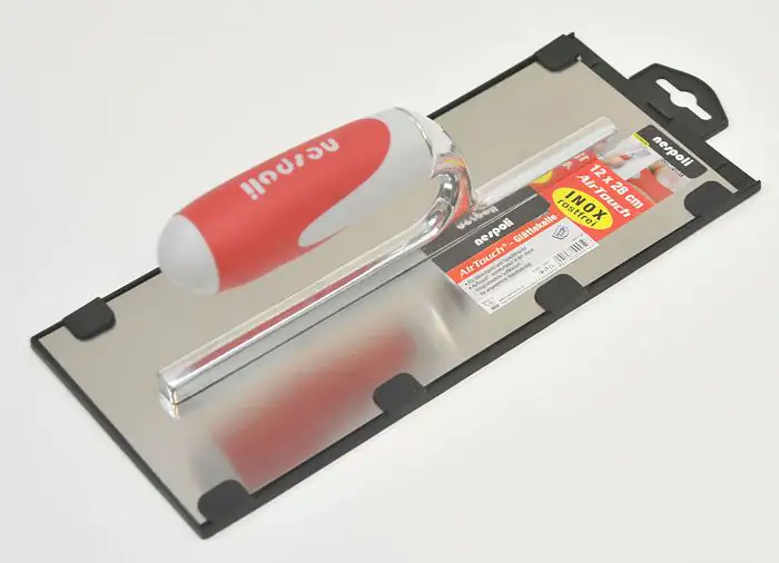 Nespoli Glättekelle Air-Touch 12 x 28 cm rostfrei Nespoli Glättekelle Air-Touch 12 x 28 cm rostfrei