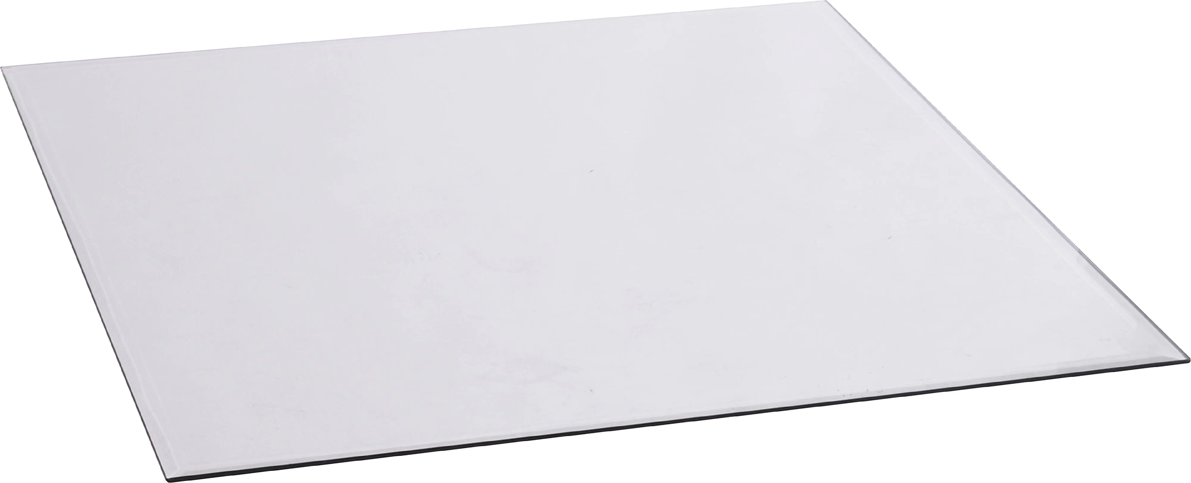 FireFix Kamin-Glasbodenplatte 8 mm mit Facette 120 x 120 cm