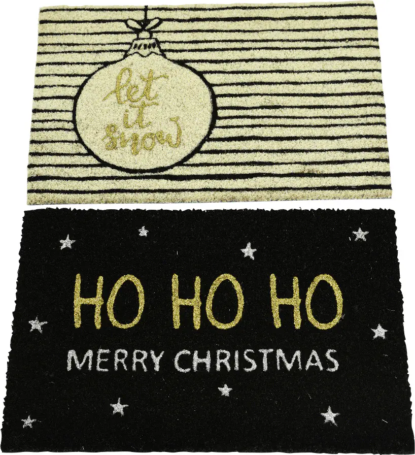 Kaemingk Fussmatte Kokosfaser Merry Christmas