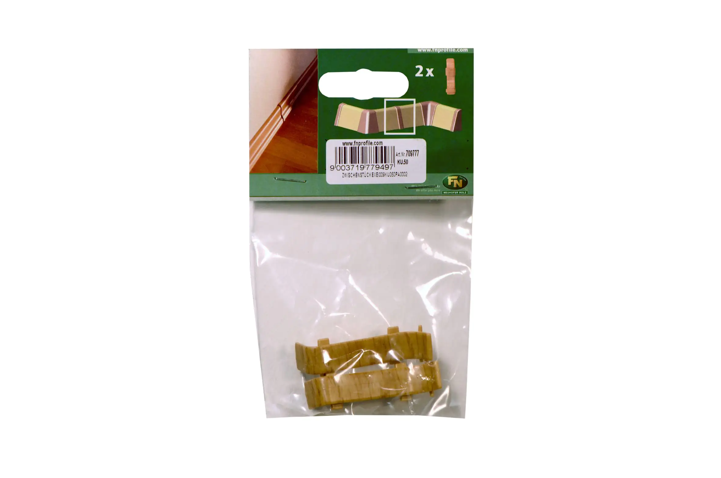 Zwischenstück Kunststoffleiste KU.050 Eiche antik