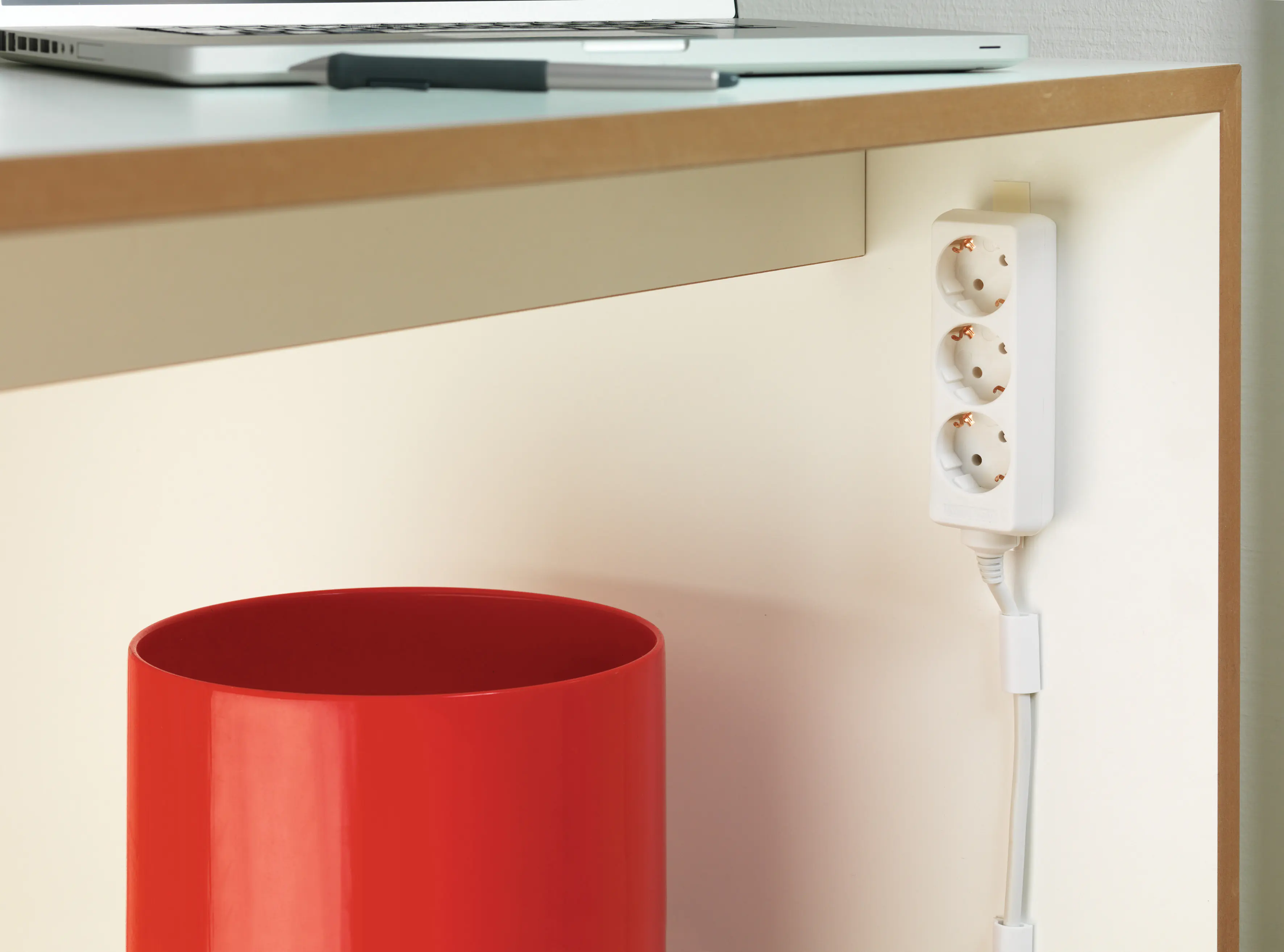 tesa Powerstrips Kabel Clip weiß