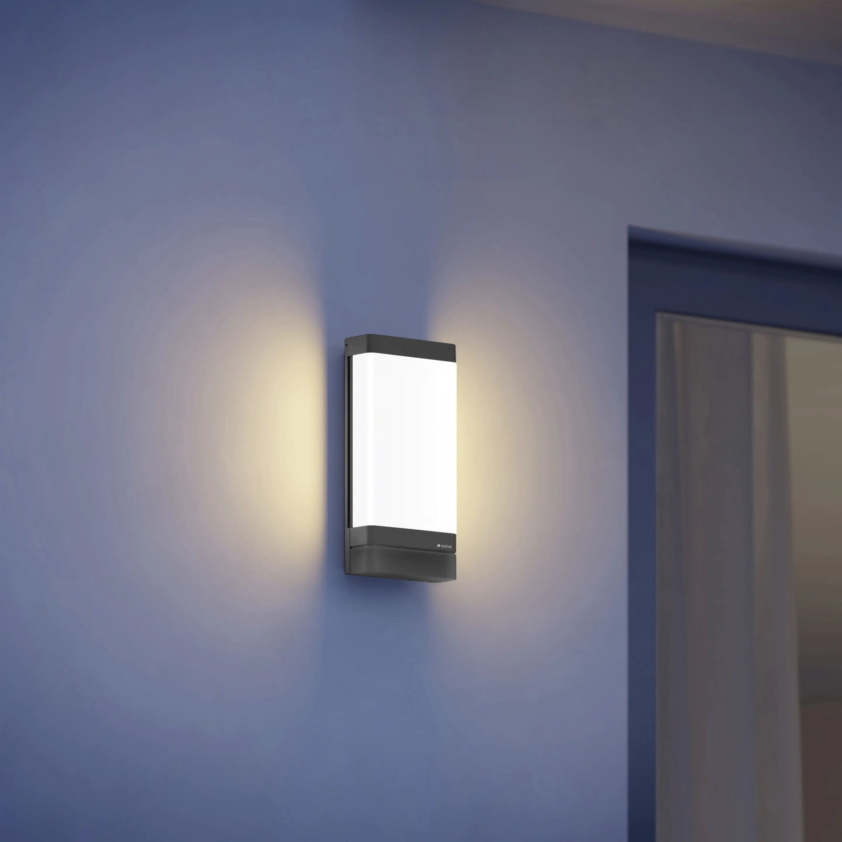 Steinel LED Außenleuchte L 271 DIGI C 6,6W anthrazit, Alu