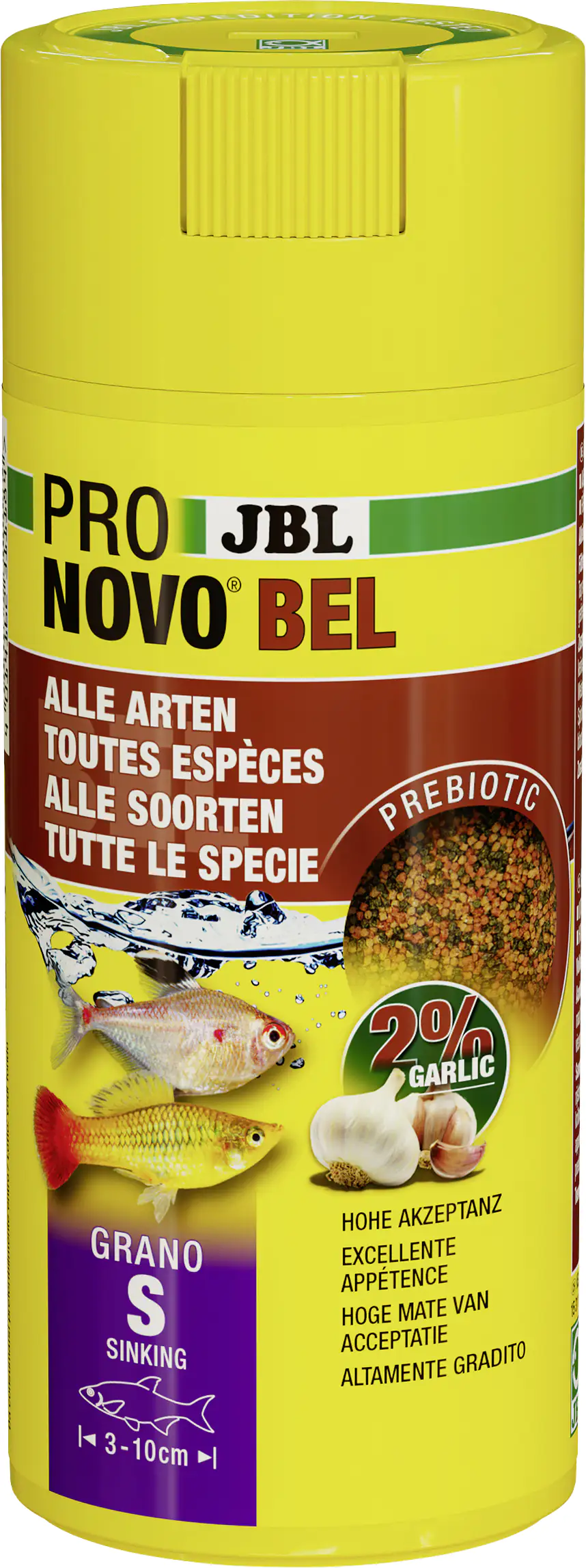 JBL Fischfutter Pronovo Bel Grano S Fischfuttergranulat 250 ml