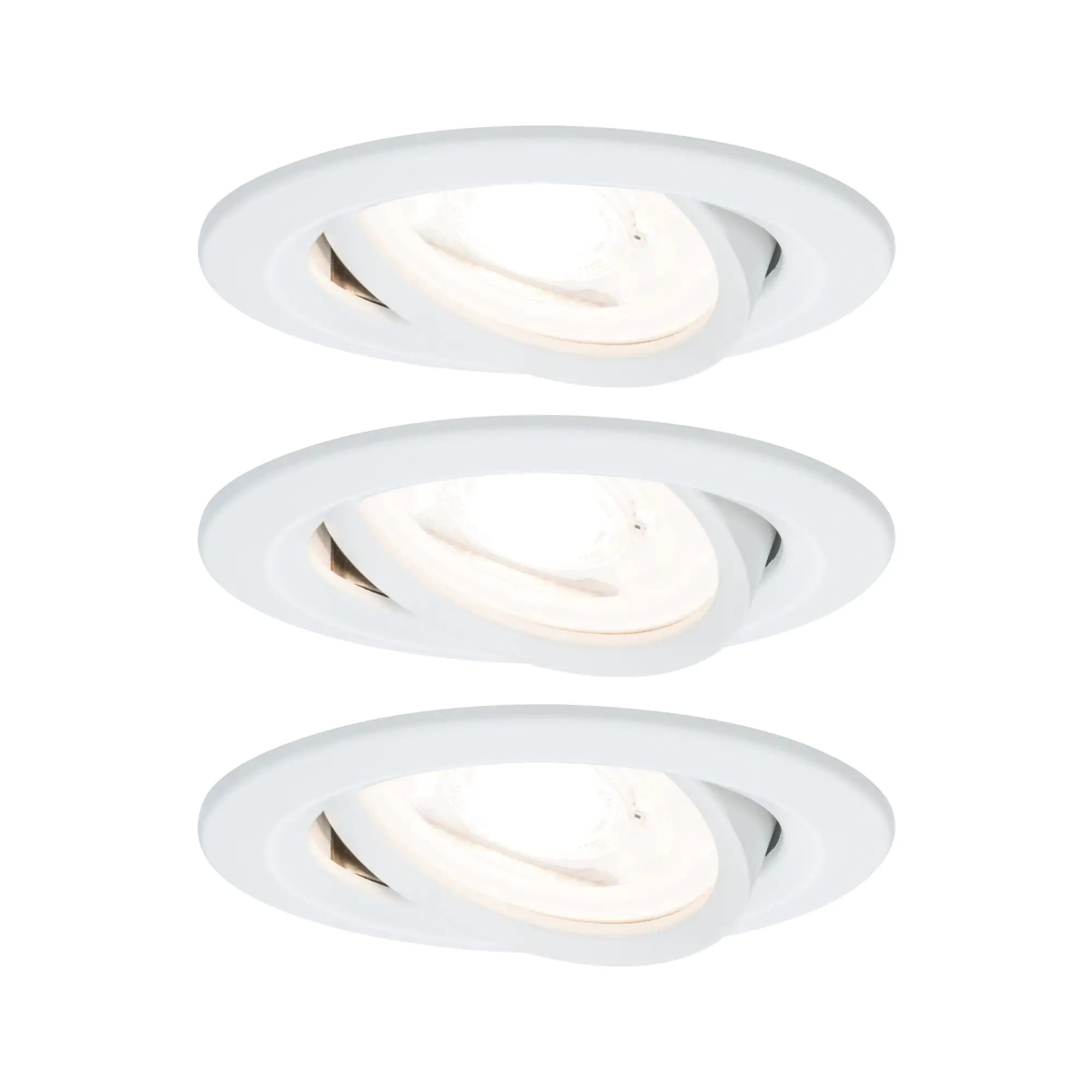 Paulmann LED Einbauleuchte Nova 3x6,5W schwenkbar weiß matt