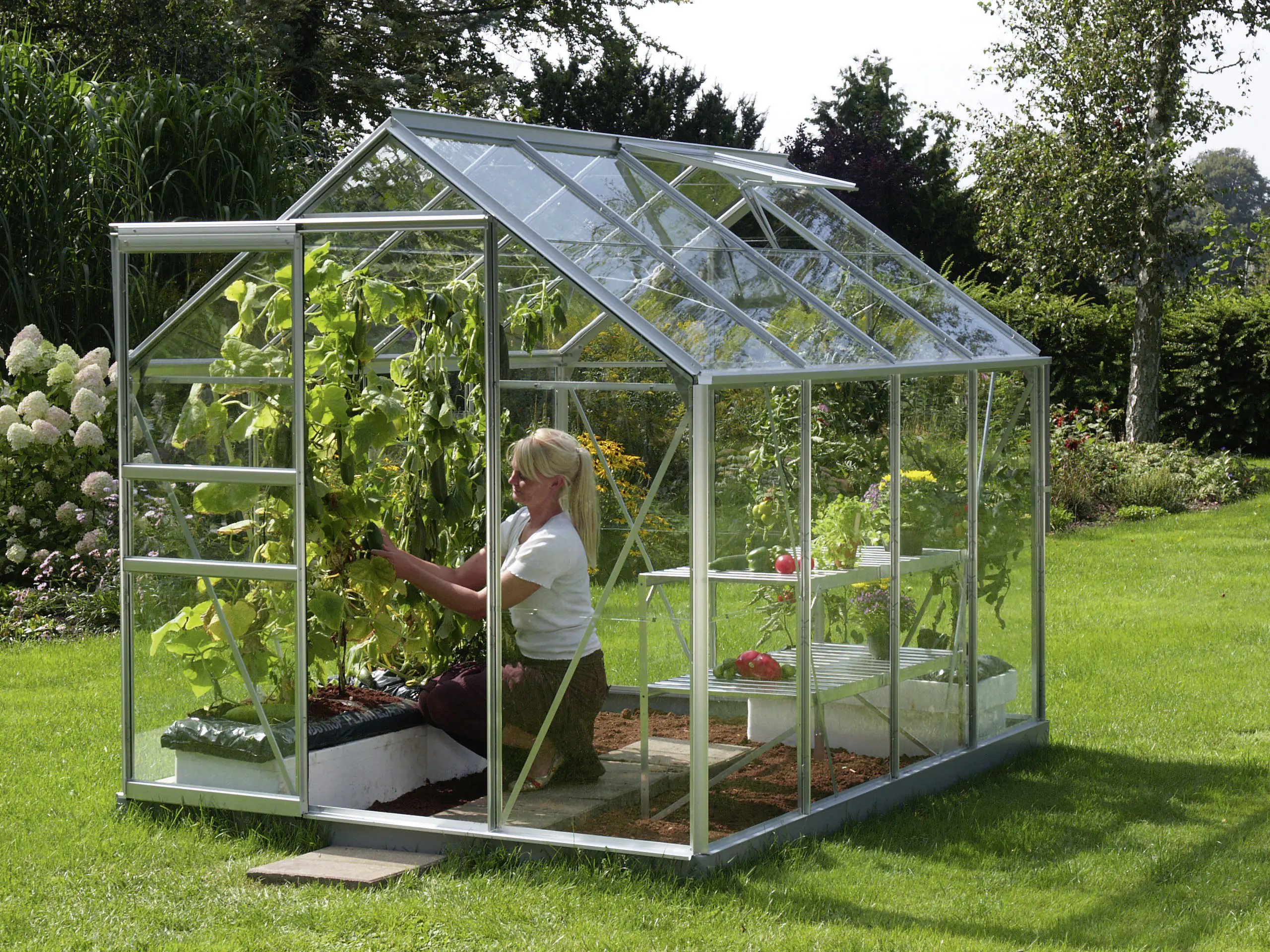 Vitavia Gewächshaus Venus 5000 192 x 254 cm 3 mm ESG