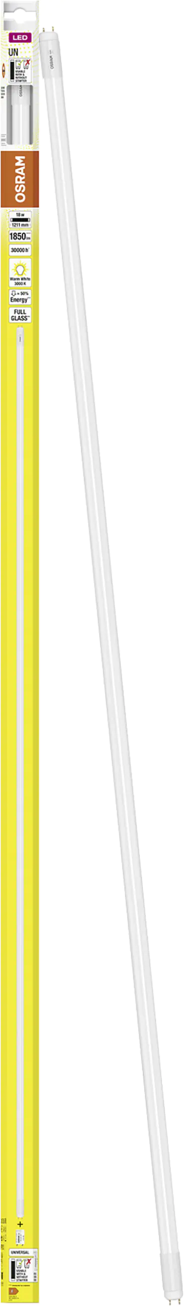 Osram LED Röhre T8 1,2 m G13 18 W warmweiß Osram LED Röhre T8 1,2 m G13 18 W warmweiß