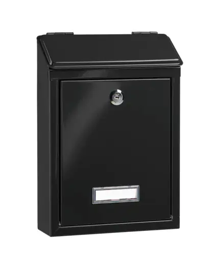 Burg Wächter Briefkasten Favor LB 3 S 25 x 18 x 60 cm, Stahl, schwarz