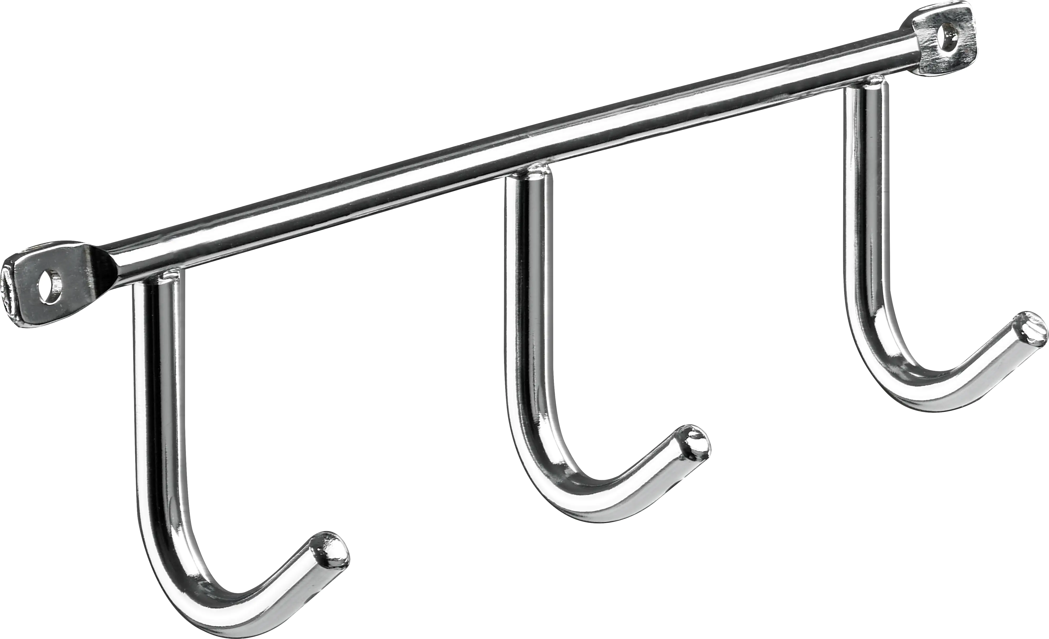 Hettich Garderobenleiste 3 Haken 20,0 x 5,2 x 3,5 cm verchromt Hettich Garderobenleiste 3 Haken 20,0 x 5,2 x 3,5 cm verchromt