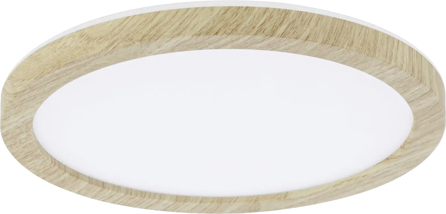 Paulmann LED Deckenleuchte Atria Shine Backlight Holzoptik Ø 19cm