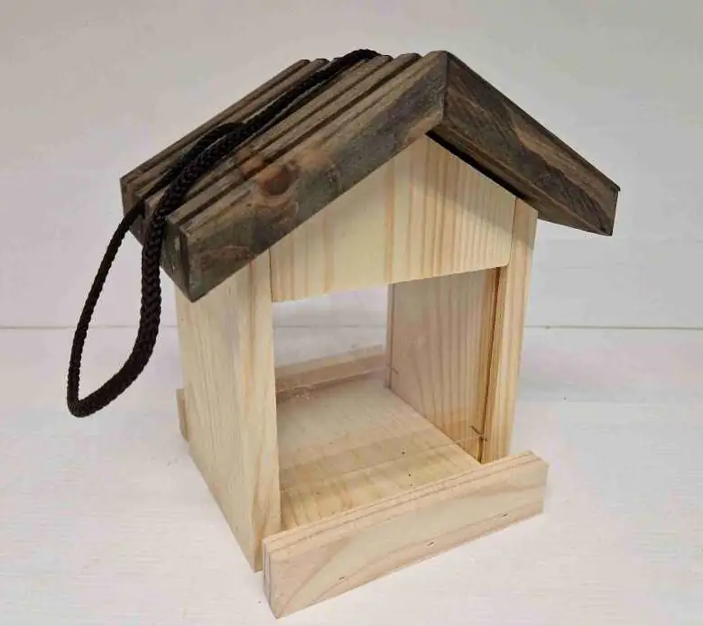 Vogelhaus Fabi mit Plexiglas natur Vogelhaus Fabi mit Plexiglas natur