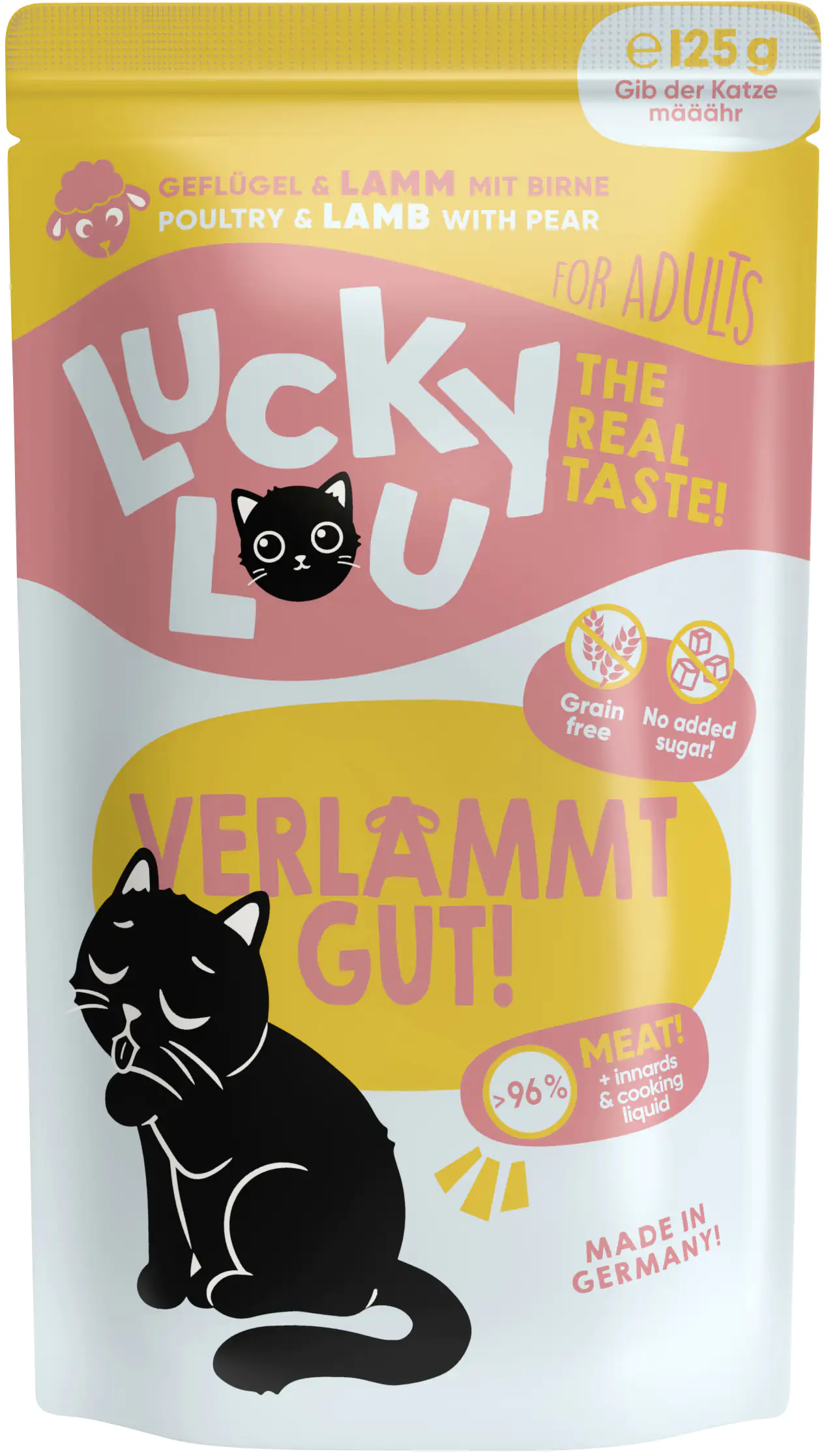 Lucky Lou Lifestage Adult Geflügel und Lamm 125g
