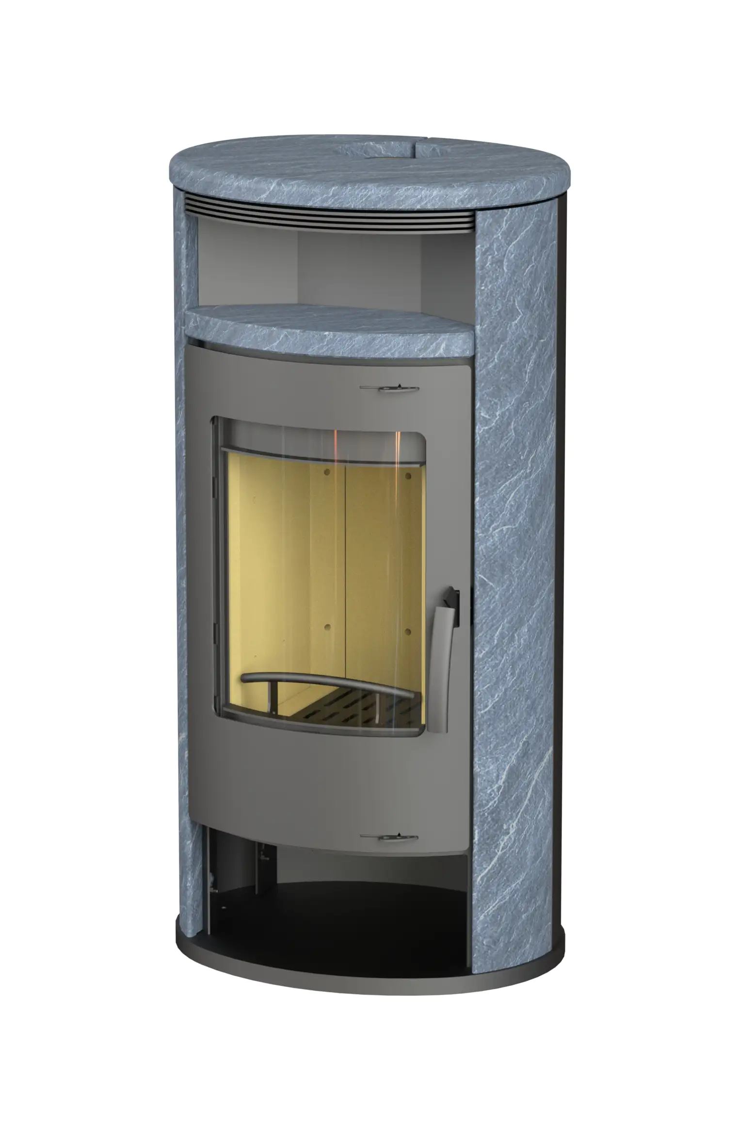Thermia Kaminofen Passat Naturstein grau 7 kW Thermia Kaminofen Passat Naturstein grau 7 kW