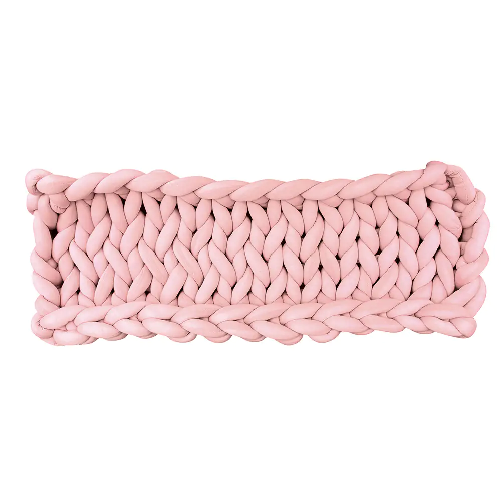 Aumüller Katzenbett XXL Grobstrick rose 66 x 25 x 6 cm