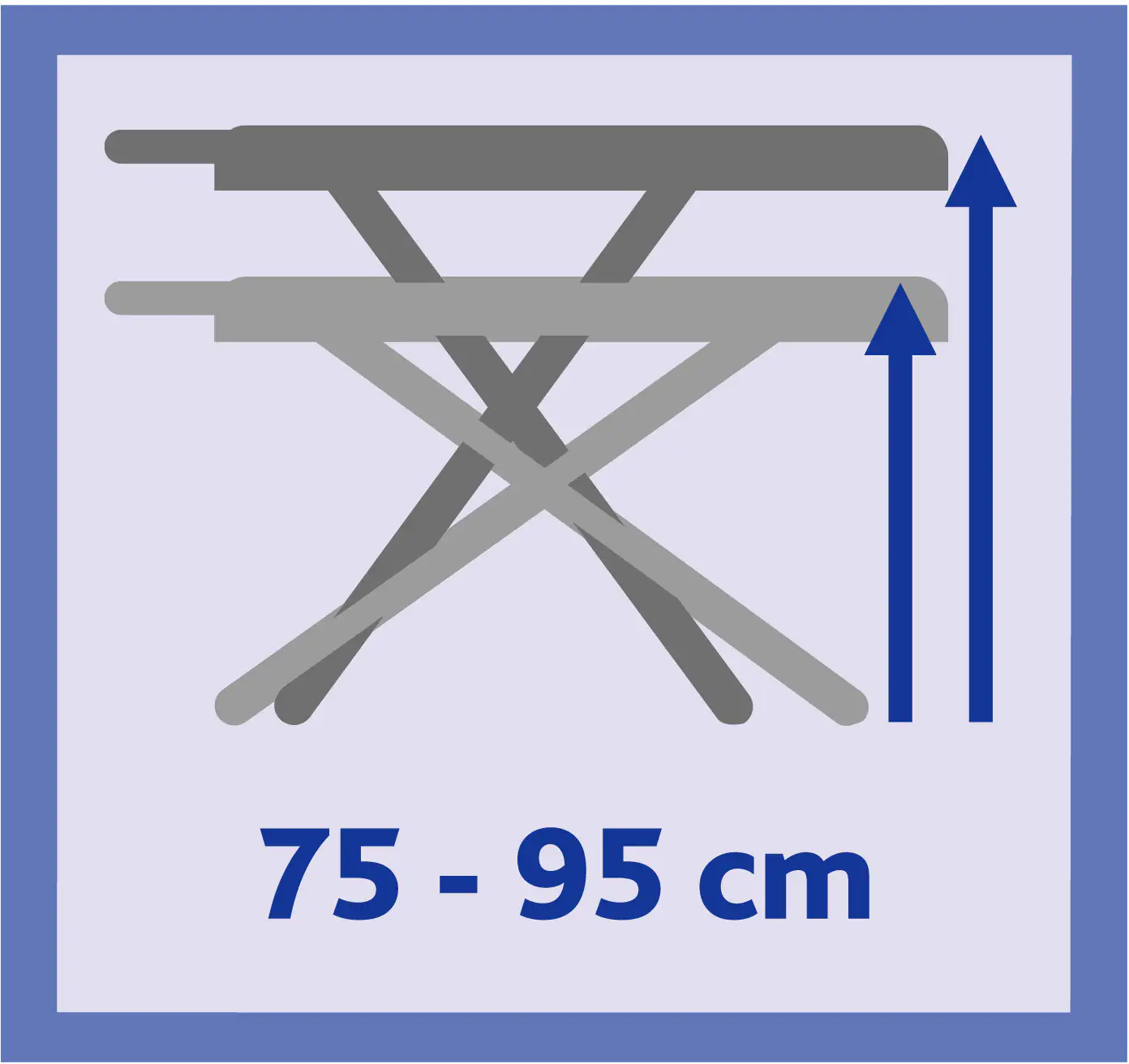 4023103207738_3 Vileda Bügeltisch Solid Plus 122 x 44 cm