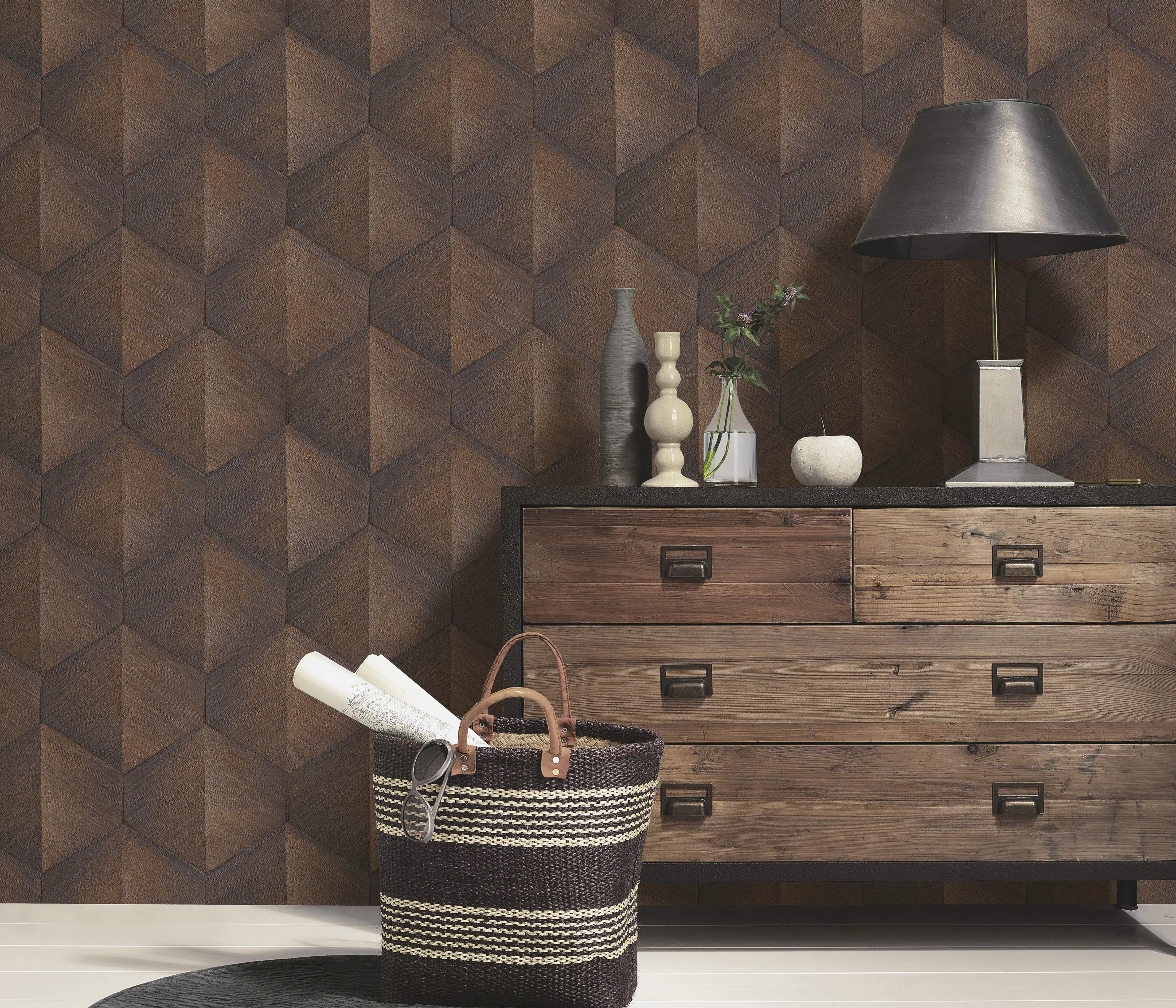 Erismann Vliestapete 10370-48 Fashion for Walls 4 grafisch bronze 10,05 x 0,53 m Erismann Vliestapete 10370-48 Fashion for Walls 4 grafisch bronze 10,05 x 0,53 m
