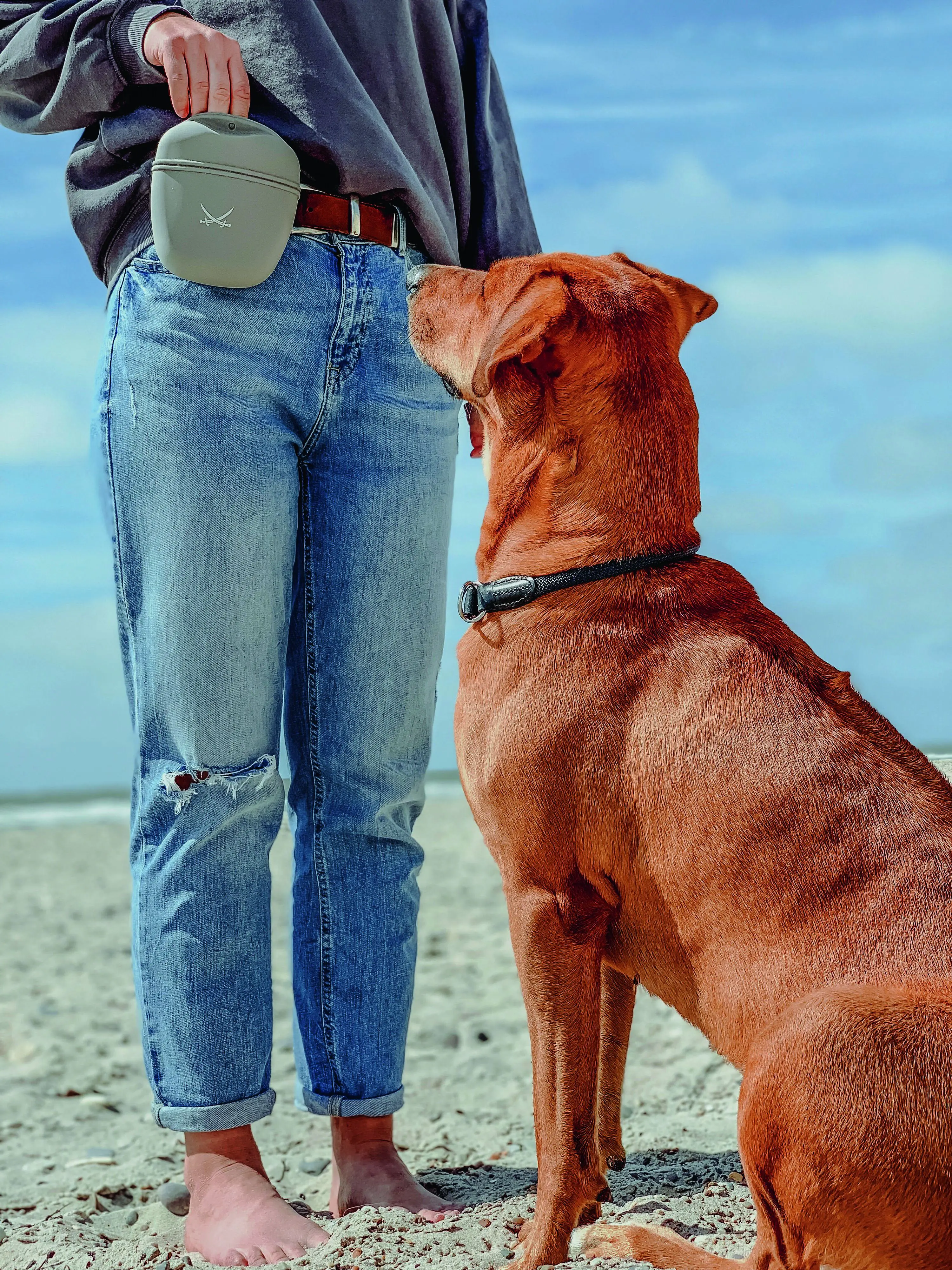 Hunter Hundehalsband Freestyle M-L schwarz