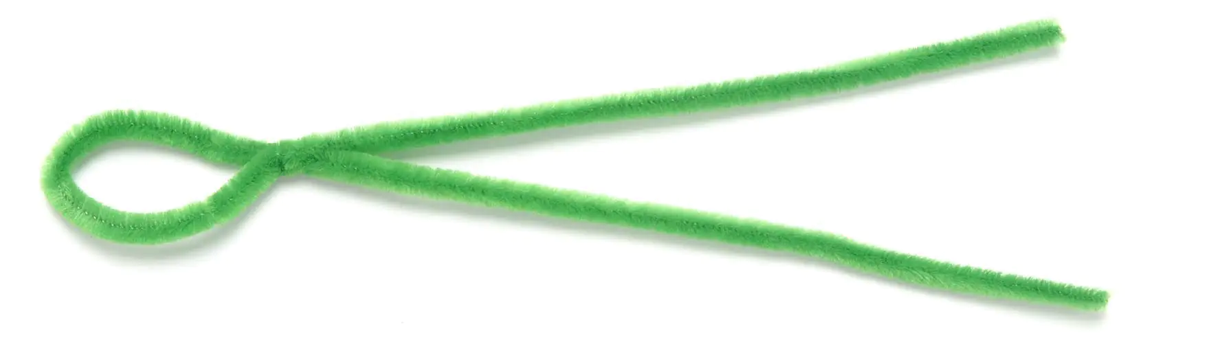 Glorex Biegeplüsch grasgrün 10 Stück