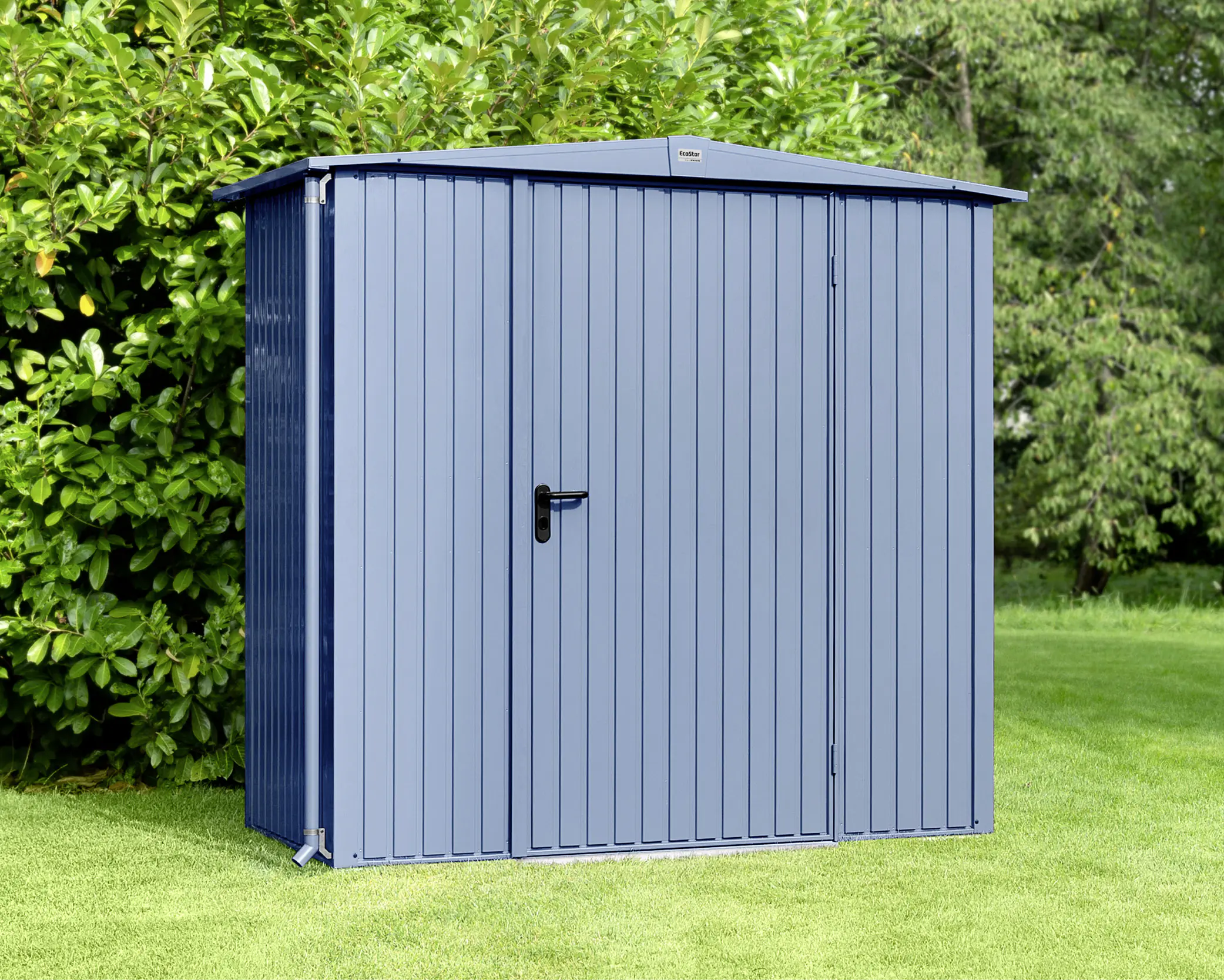 EcoStar Gerätehaus Trend-P Typ 3 312,7 x 283,4 x 232,3 cm taubenblau