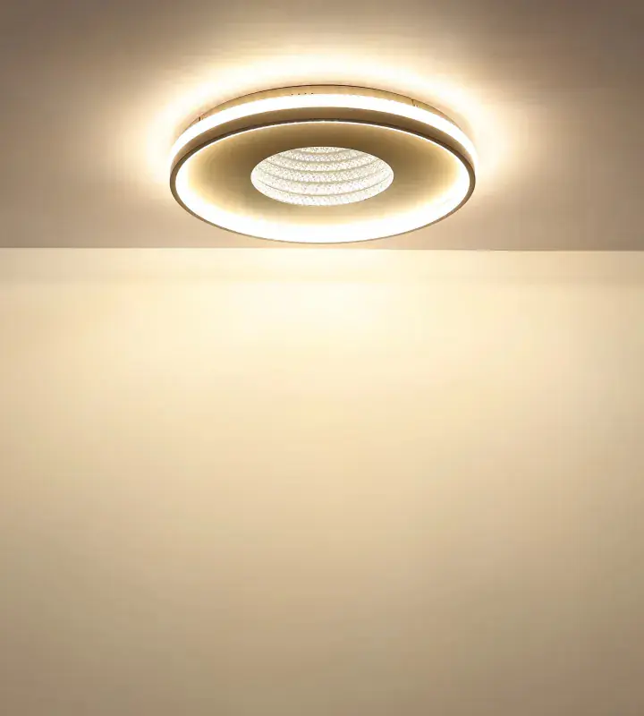 Globo Deckenleuchte Shirley Ø 50,5 x 6,5 cm sand