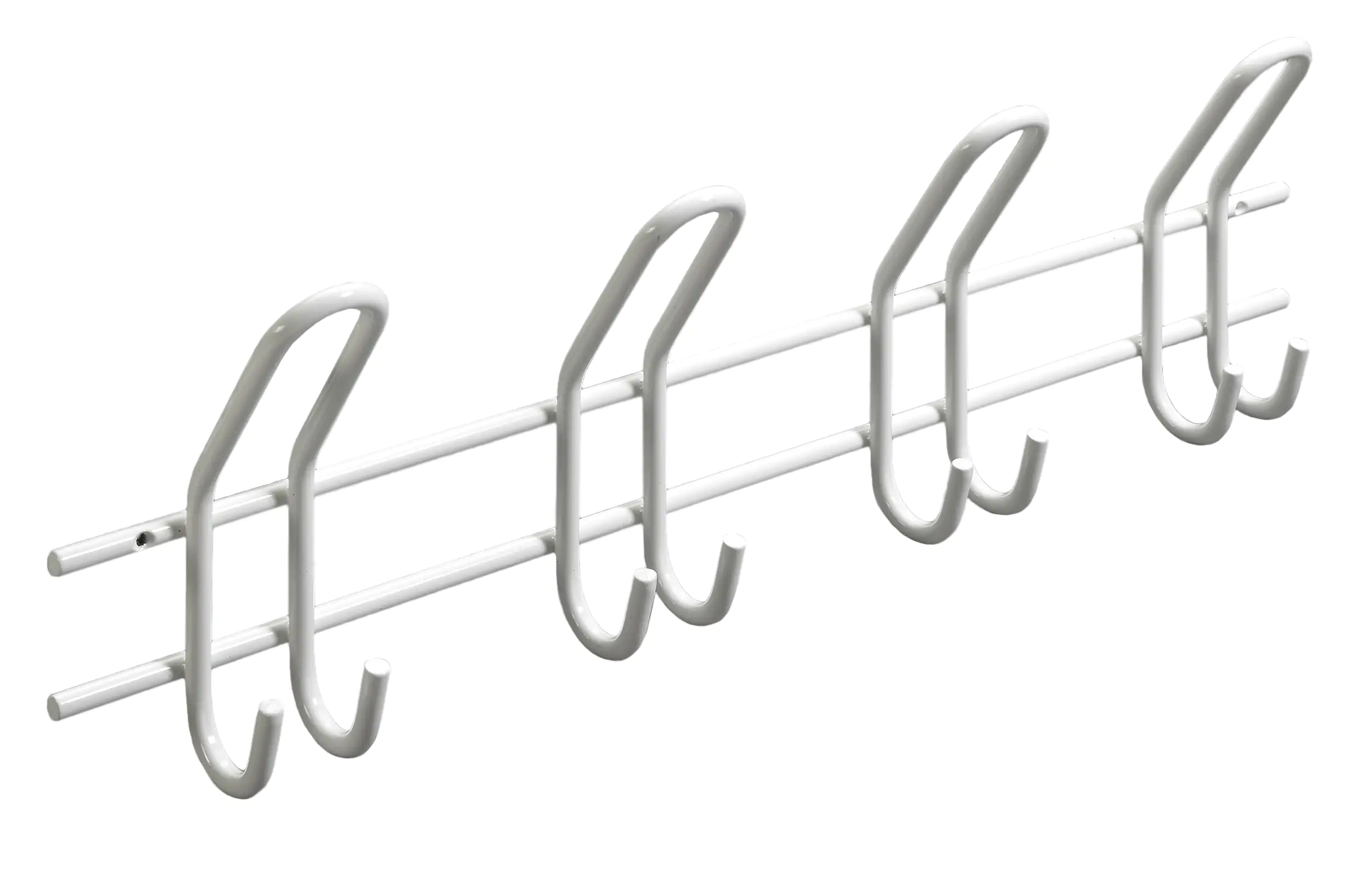 Hettich Garderobenleiste 4 Haken 57,5 x 16,5 x 7,5 cm weiß Hettich Garderobenleiste 4 Haken 57,5 x 16,5 x 7,5 cm weiß