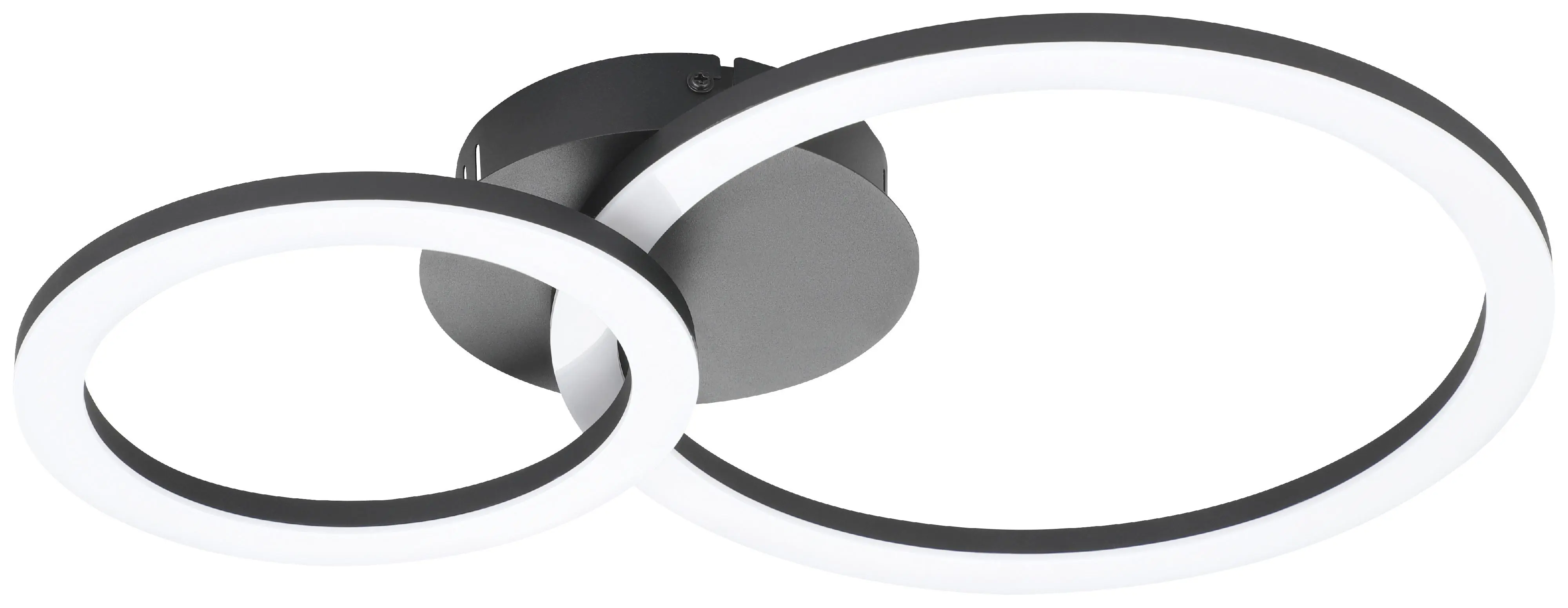 Eglo Connect LED Deckenleuchte Parrapos-Z schwarz 44,5 x 30 cm